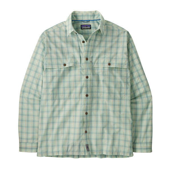 Patagonia - Men's Long-Sleeved Island Hopper Shirt -  Dipper: Rinsed Green