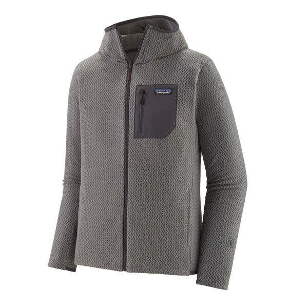 Patagonia - Men's R1 Air Full - Zip Hoody - Forever Grey - Apparel - Fly Fish Food
