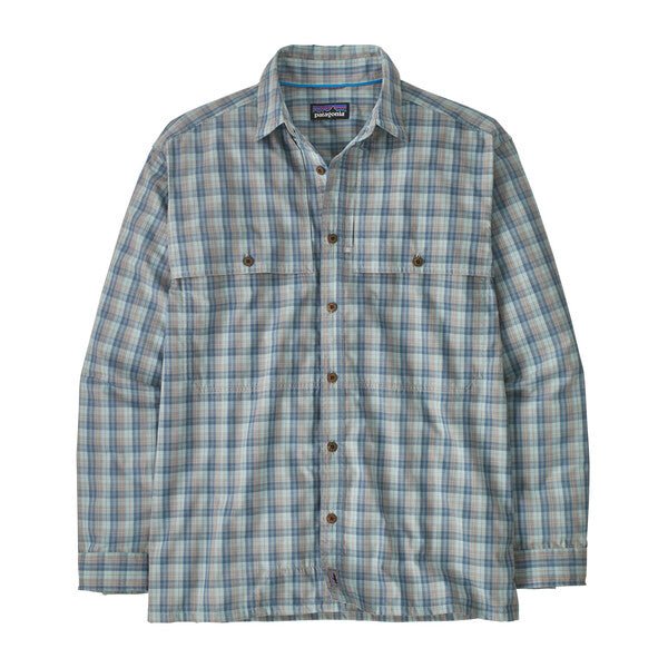 Patagonia - Men's Long - Sleeved Island Hopper Shirt - Dipper: Utility Blue - Apparel - Fly Fish Food