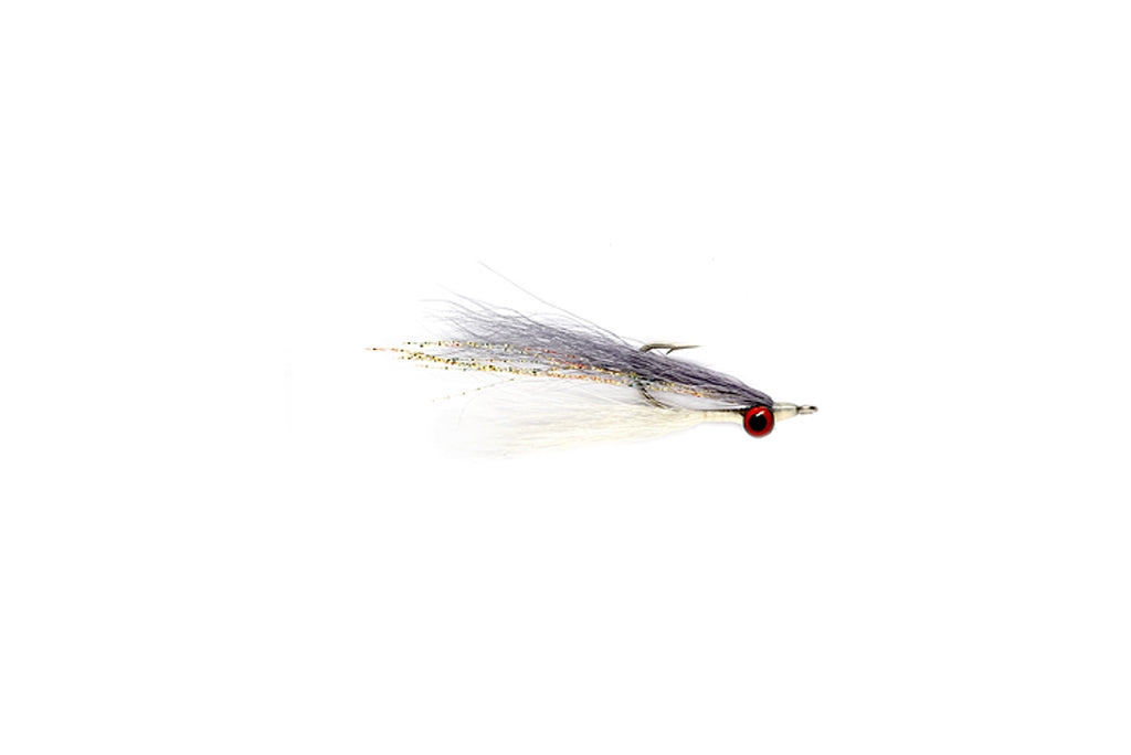 Clouser Minnow Gray & White