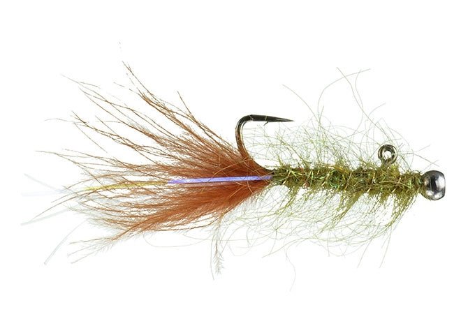 Rowley's Balanced Leech - Olive/Burnt Orange - Flies - Fly Fish Food