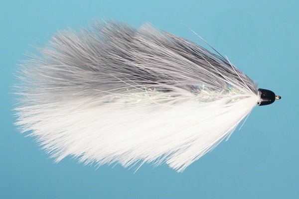 Galloup's Barely Legal (Cone Head) - Grey/White - Flies - Fly Fish Food