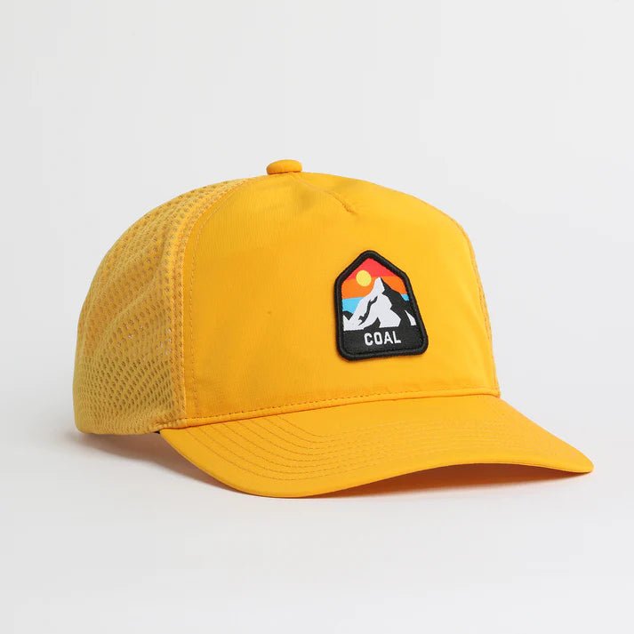 COAL - The Peak - Outdoor UPF 5 - Panel Cap - Yellow - Hats - Fly Fish Food