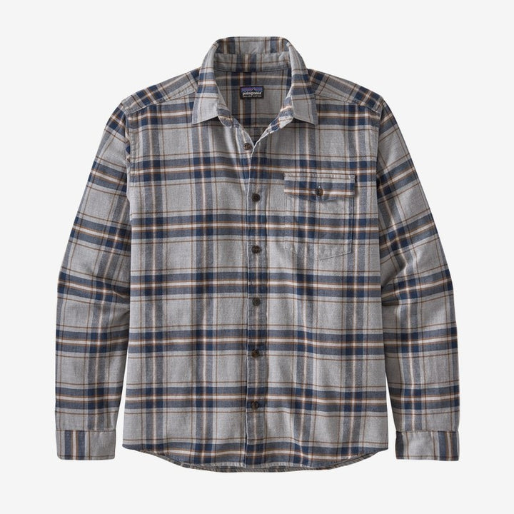 Patagonia Light Weight Fjord Flannel - Lawrence Salt Grey