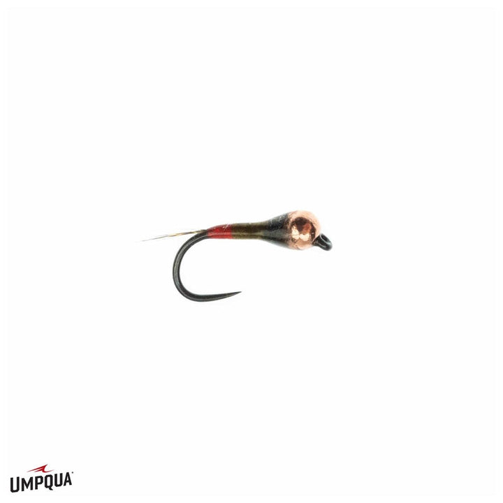 Spanish Perdigon Nymph - Dark Olive/Red - Flies - Fly Fish Food
