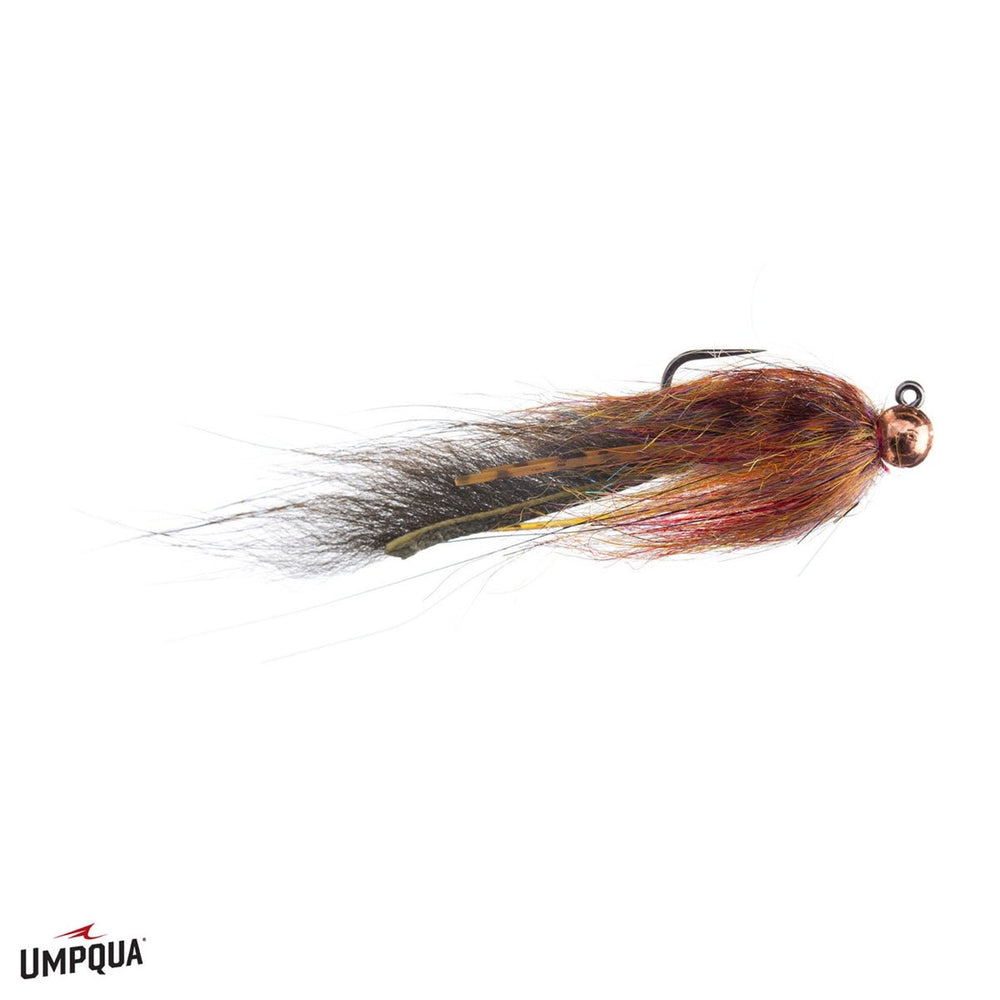Mena's Cousin It Jig Streamer - Olive - Flies - Fly Fish Food
