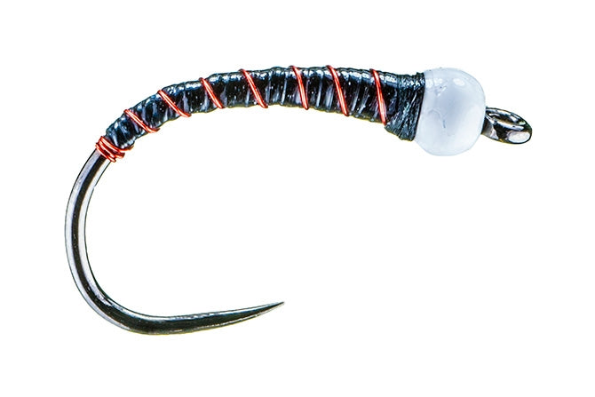 Chan's Chironomid Pupa - Black/Red