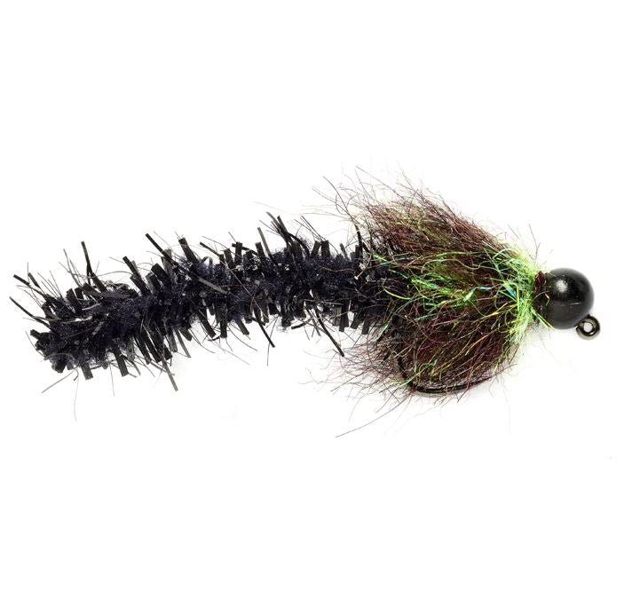 Roly's Poly Leech - Black - Barbless - Flies - Fly Fish Food