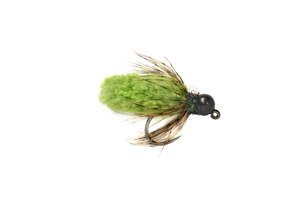 Tungsten Bomb Mop Fly Chartreuse - 14