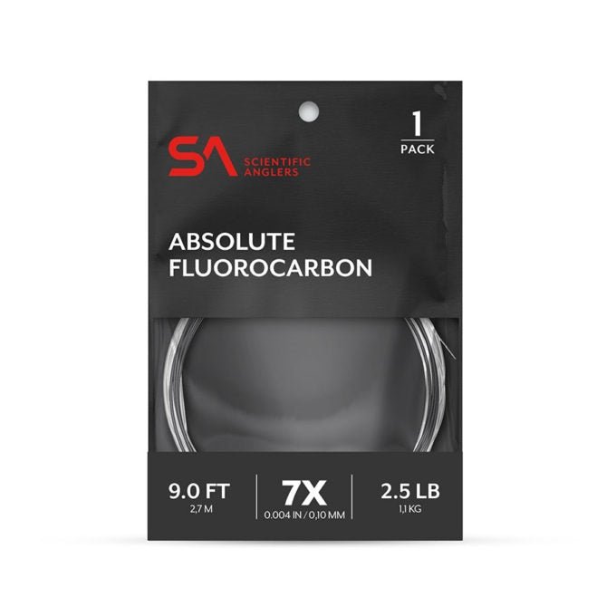 Absolute Fluorocarbon Tapered Leader - 12ft - Tippet, Leader & Accessories - Fly Fish Food