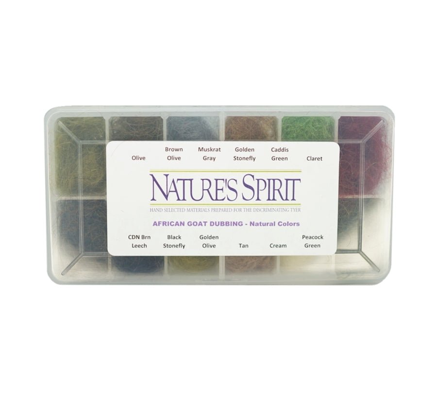 Nature's Spirit African Goat Dubbing Dispenser - Dubbing - Fly Fish Food