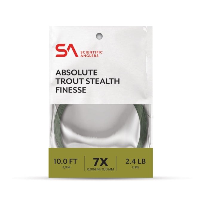 Absolute Trout Stealth Finesse - 10ft - Tippet, Leader & Accessories - Fly Fish Food