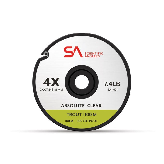Scientific Anglers Absolute Clear Trout Tippet - 100m