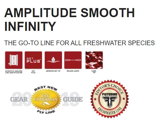 Scientific Anglers Amplitude Smooth Infinity Taper Fly Line - Camo