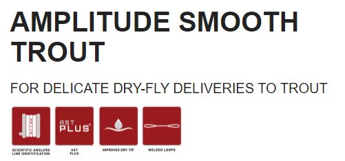 Scientific Anglers Amplitude Smooth Trout Taper Fly Line