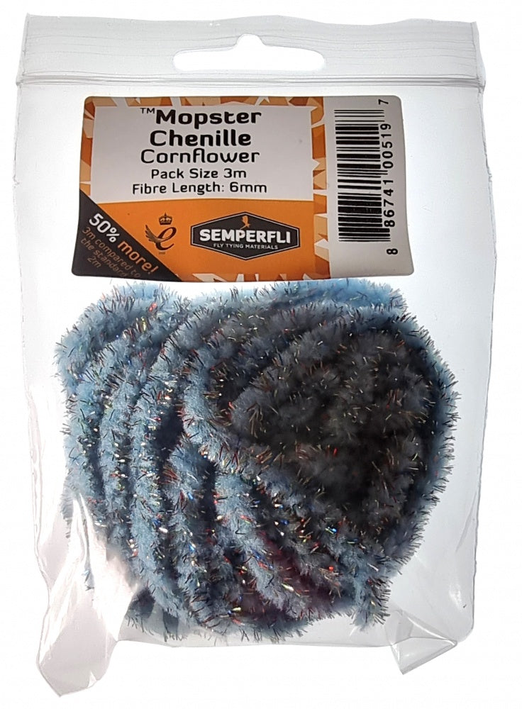 Mopster Mop Chenille 6mm Cornflower