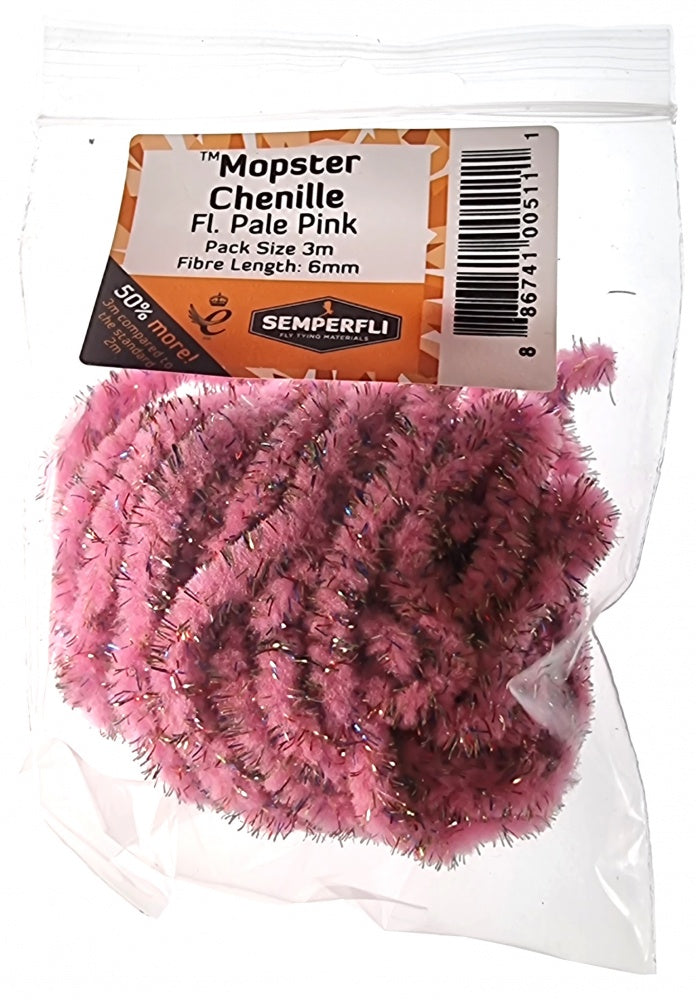 Mopster Mop Chenille 6mm Fl Pale Pink