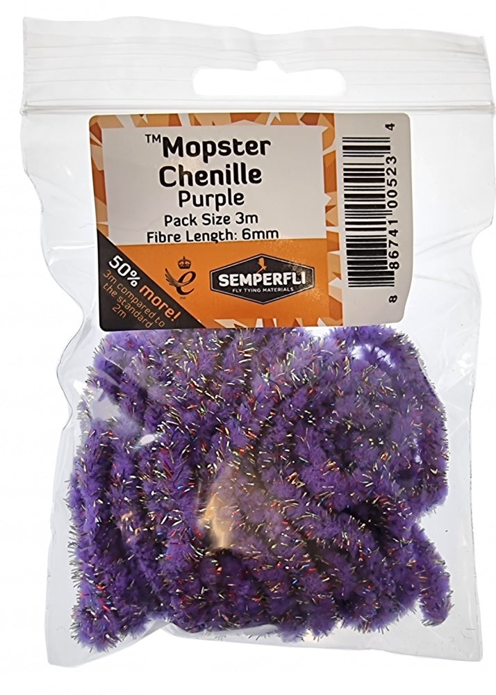 Mopster Mop Chenille 6mm Purple