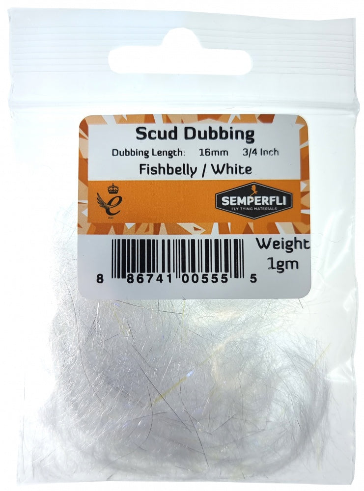 Scud Dubbing Fishbelly / White