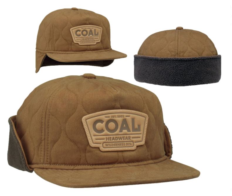 Coal Cummins Quilted Earflap Cap