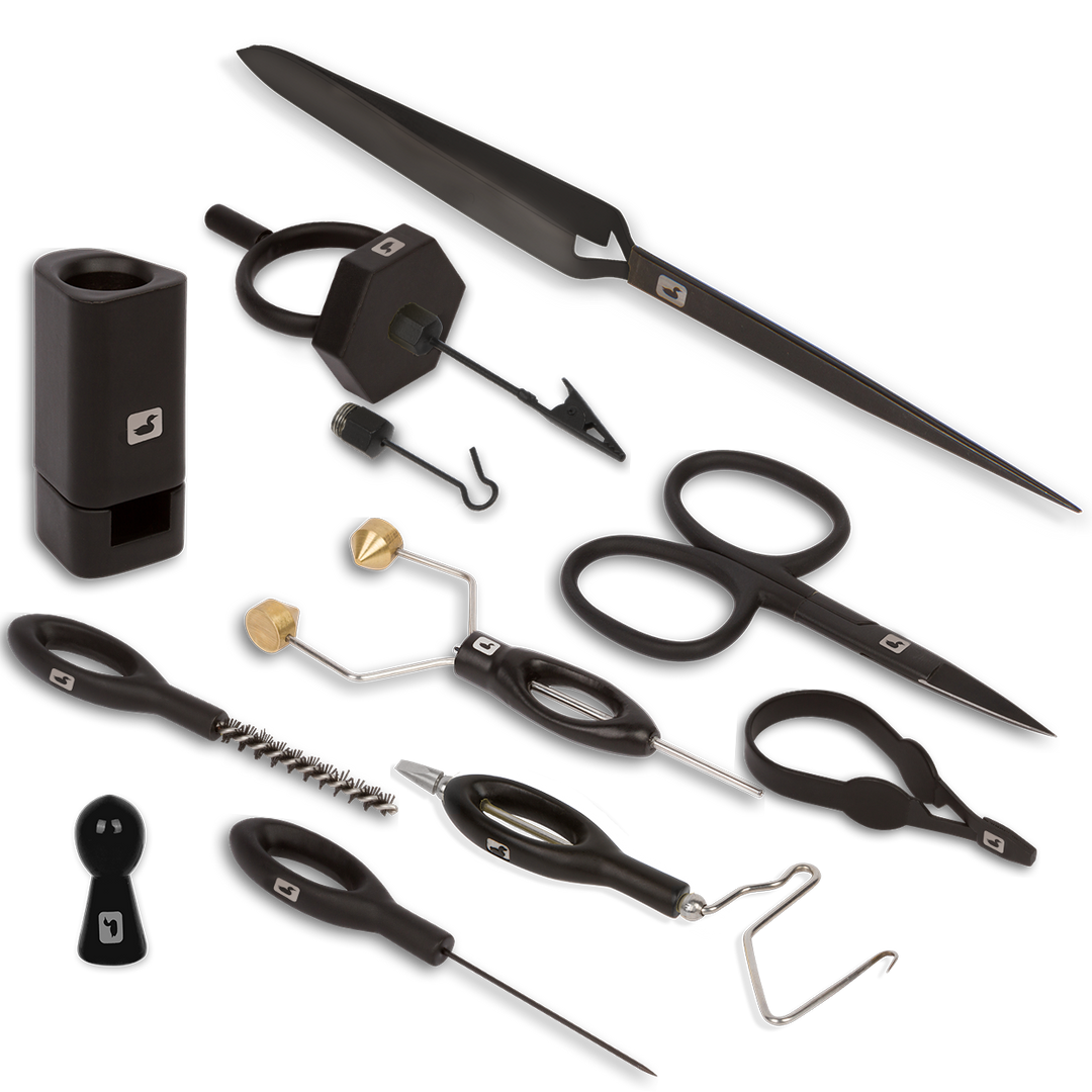Loon Complete Fly Tying Tool Kit - Black