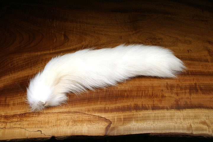 Whole Arctic Fox Tail - Hair &amp; Fur - Fly Fish Food
