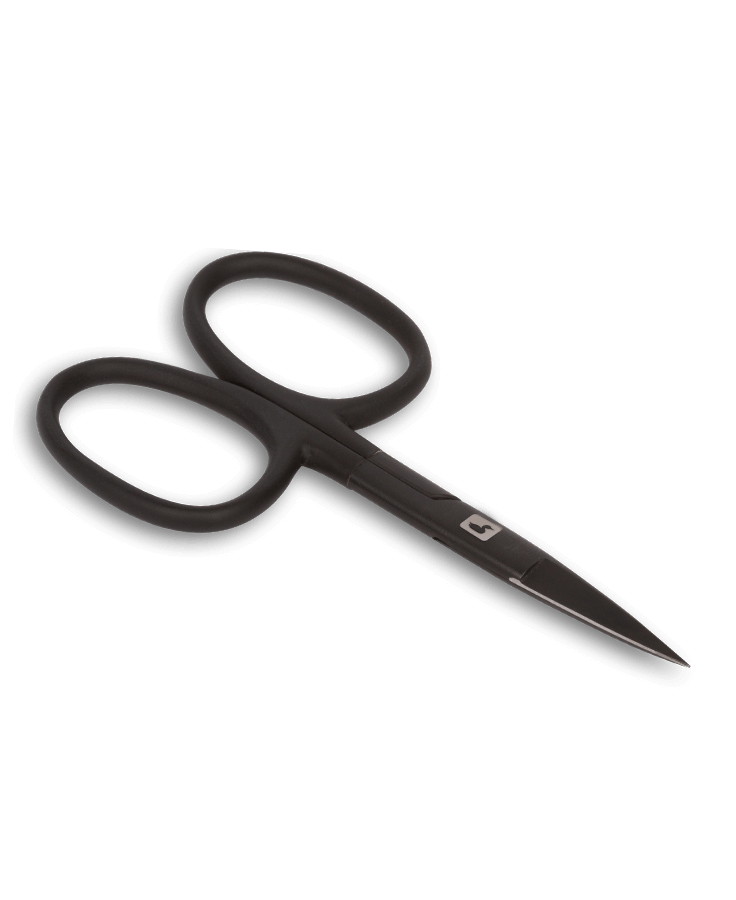 Loon Ergo All Purpose Scissors 4" - Black - Tying Tools - Fly Fish Food