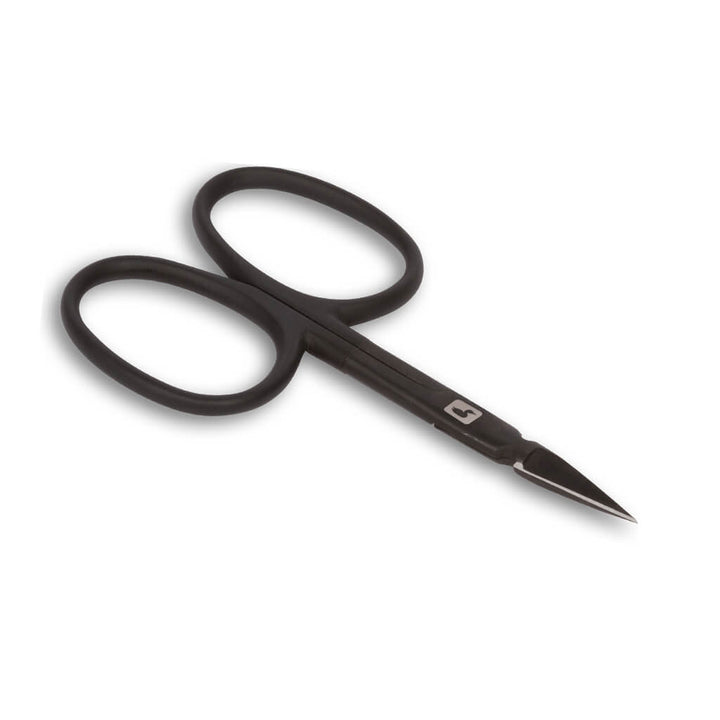 Loon Ergo Arrow Point Scissors 3.5" - Black - Tying Tools - Fly Fish Food