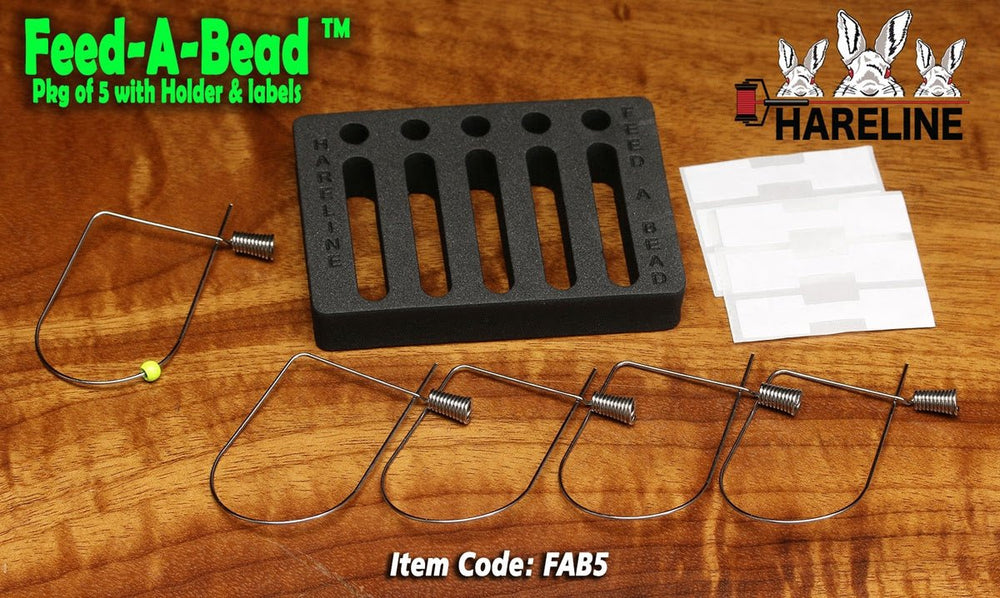 Feed - A - Bead 5 Pack with Holder - Tools & Vises - Fly Fish Food
