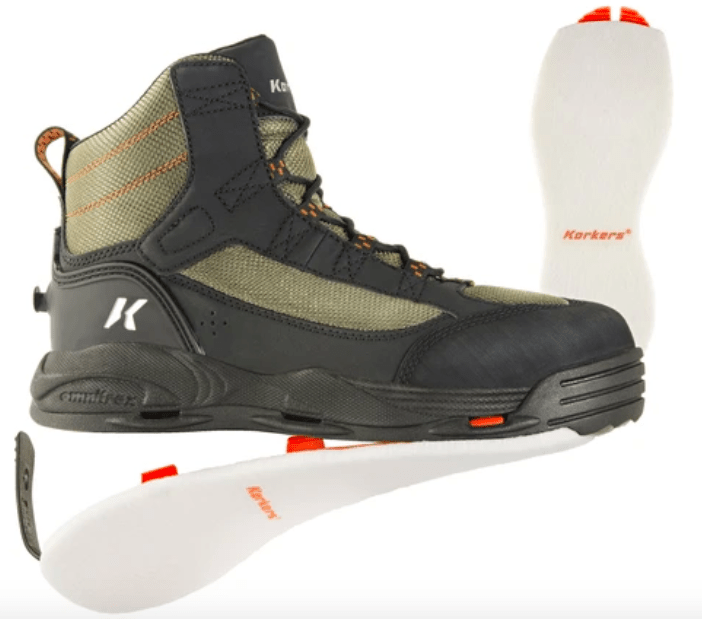 Korkers Greenback Wading Boot - Felt Sole - Boots & Cleats - Fly Fish Food