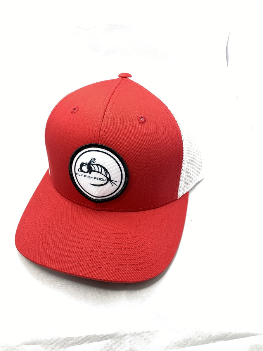 Fly Fish Food Logo Hat - Red