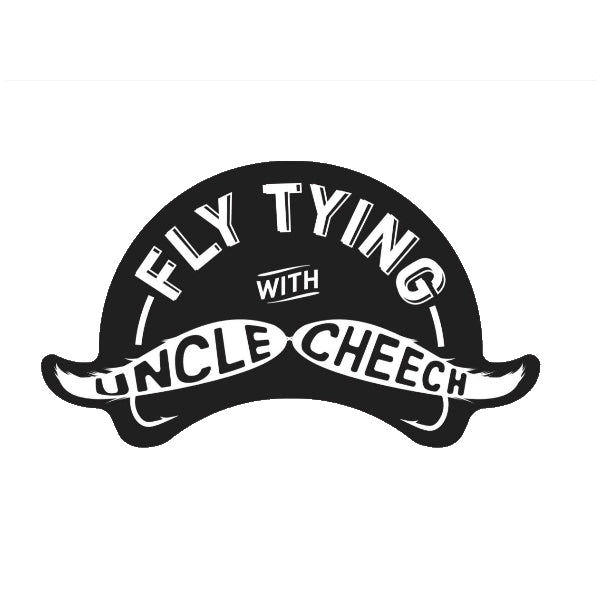 Fly Tying with Uncle Cheech Sticker - Large