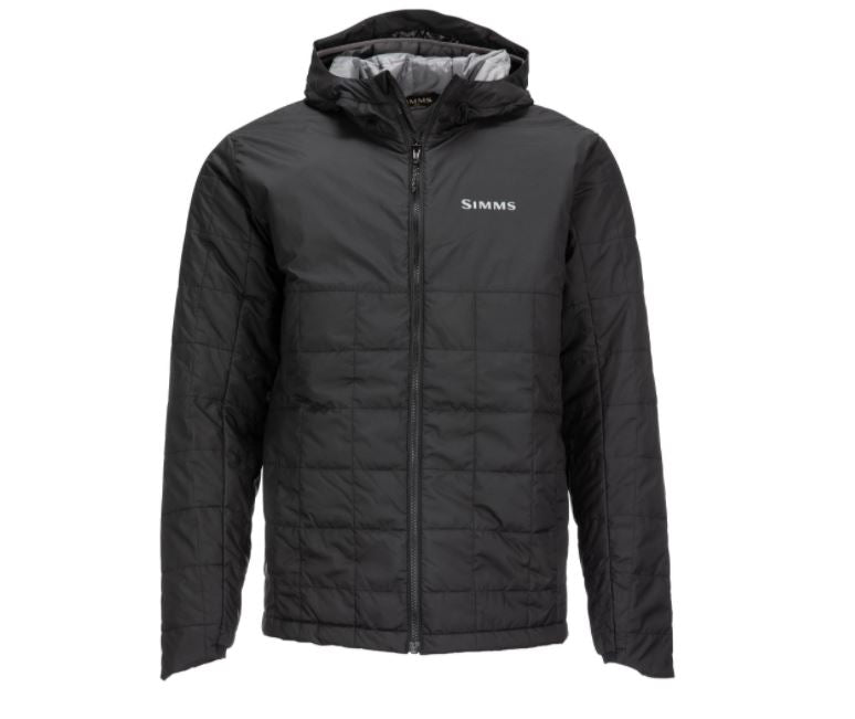Simms - Men's Fall Run Insulated Hoody - Black - Apparel - Fly Fish Food