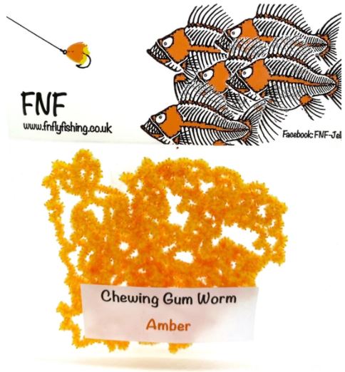 FNF 3mm Chewing Gum Worm Chenille