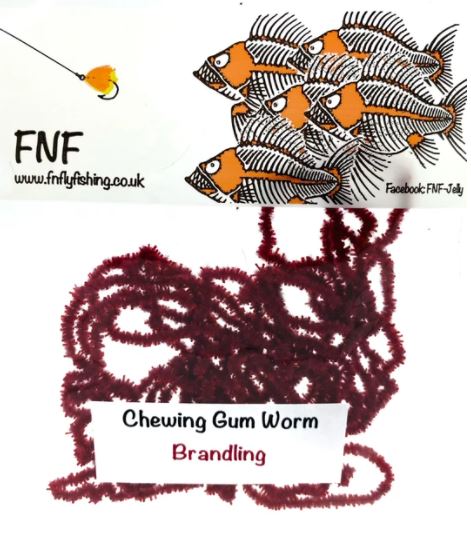 FNF 3mm Chewing Gum Worm Chenille