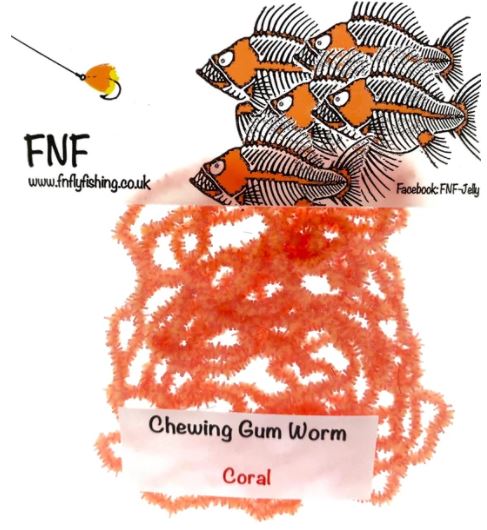 FNF 3mm Chewing Gum Worm Chenille