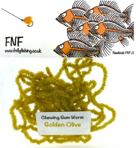 FNF 3mm Chewing Gum Worm Chenille
