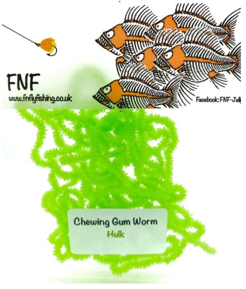 FNF 3mm Chewing Gum Worm Chenille