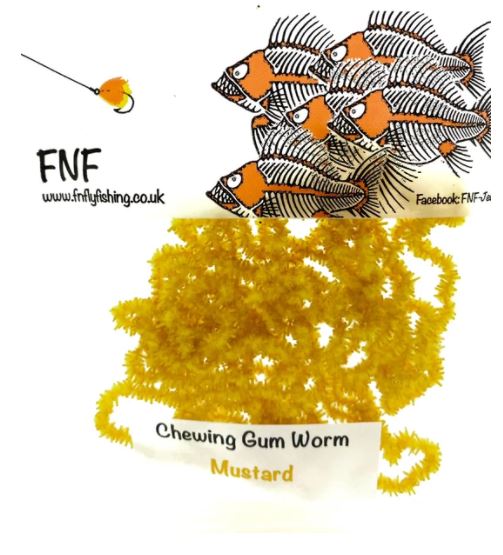 FNF 3mm Chewing Gum Worm Chenille