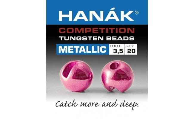 Hanak Metallic+ Slotted Tungsten Beads