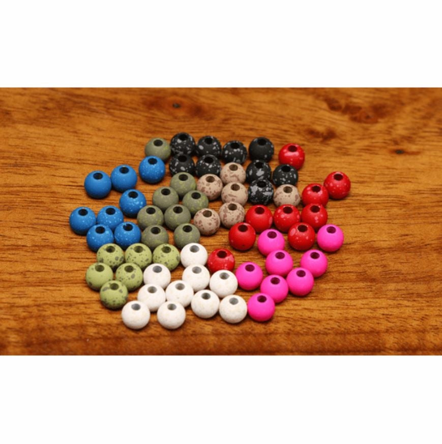 Hareline Mottled Tactical Slotted Tungsten Beads