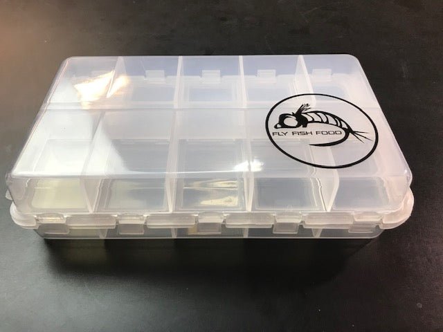 20 fishing boxes Fly Fish Food Twenty Compartment Clear Poly Fly Box