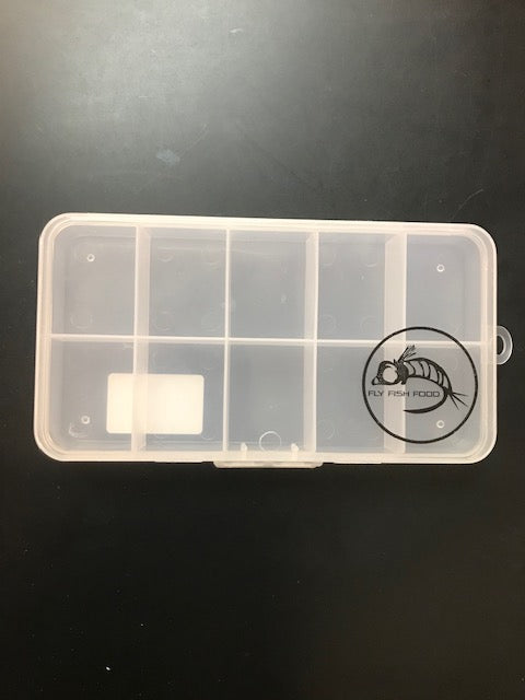Large 10 Compartment Clear Snap Lid Fly Box