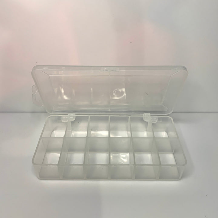 12 Compartment Drilled Dubbing Box - Fly Tying Accessories - Fly Fish Food