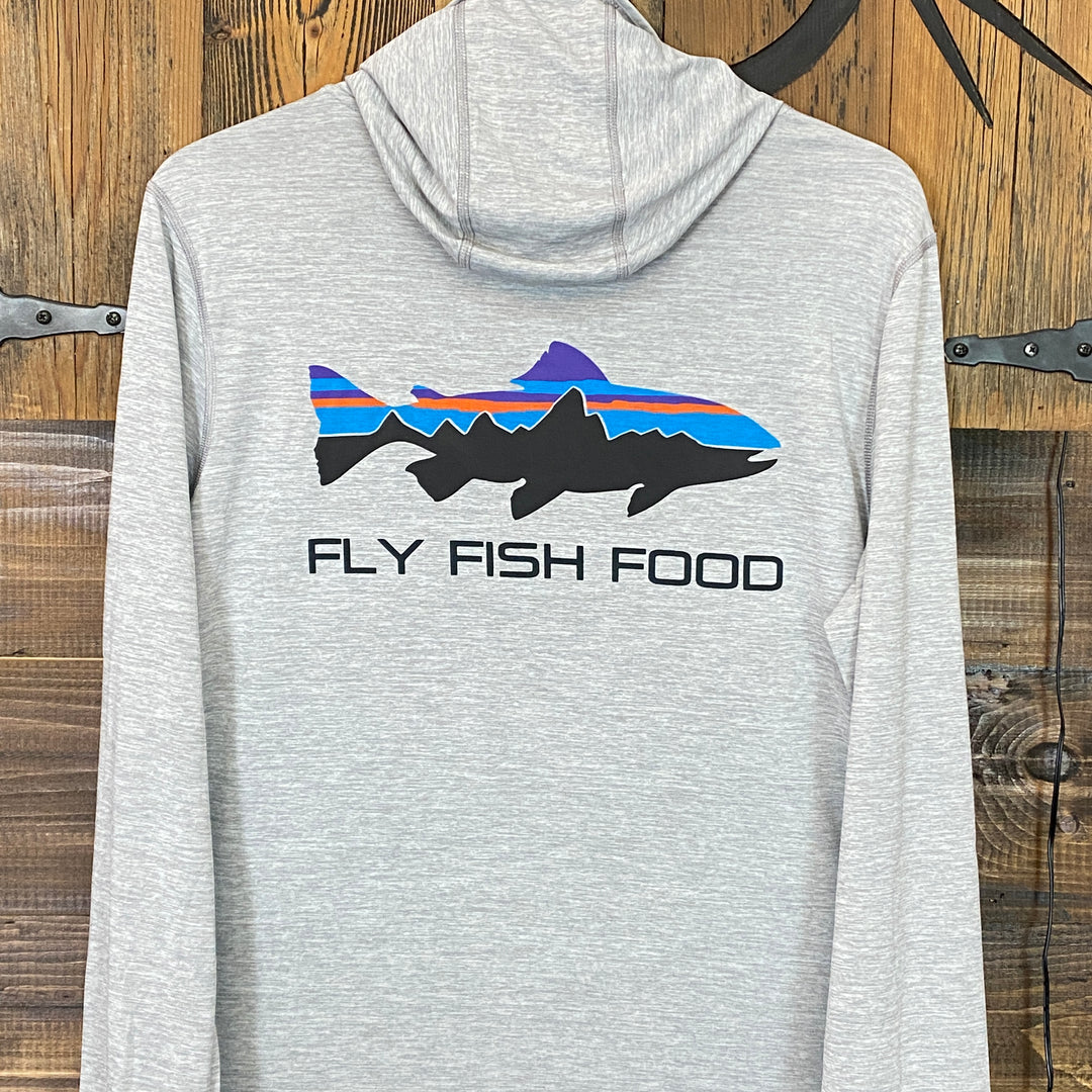 Patagonia Men's Tropic Comfort Hoody II - Fly Fish Food Logo
