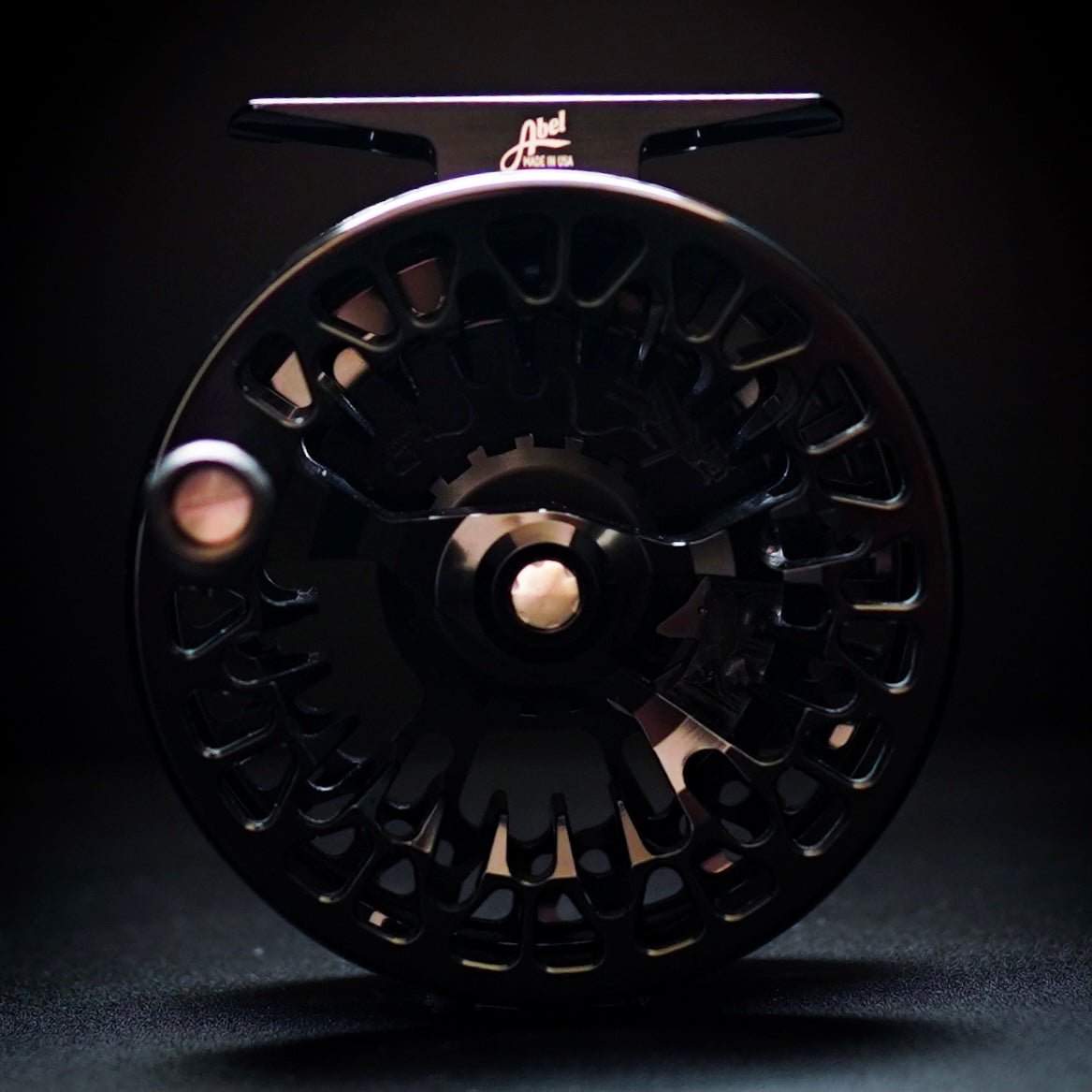 aleka fly reel Abel Vaya Black Fly Reel