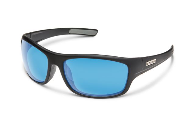 Suncloud Milestone - Matte Black - Polarized Blue Mirror