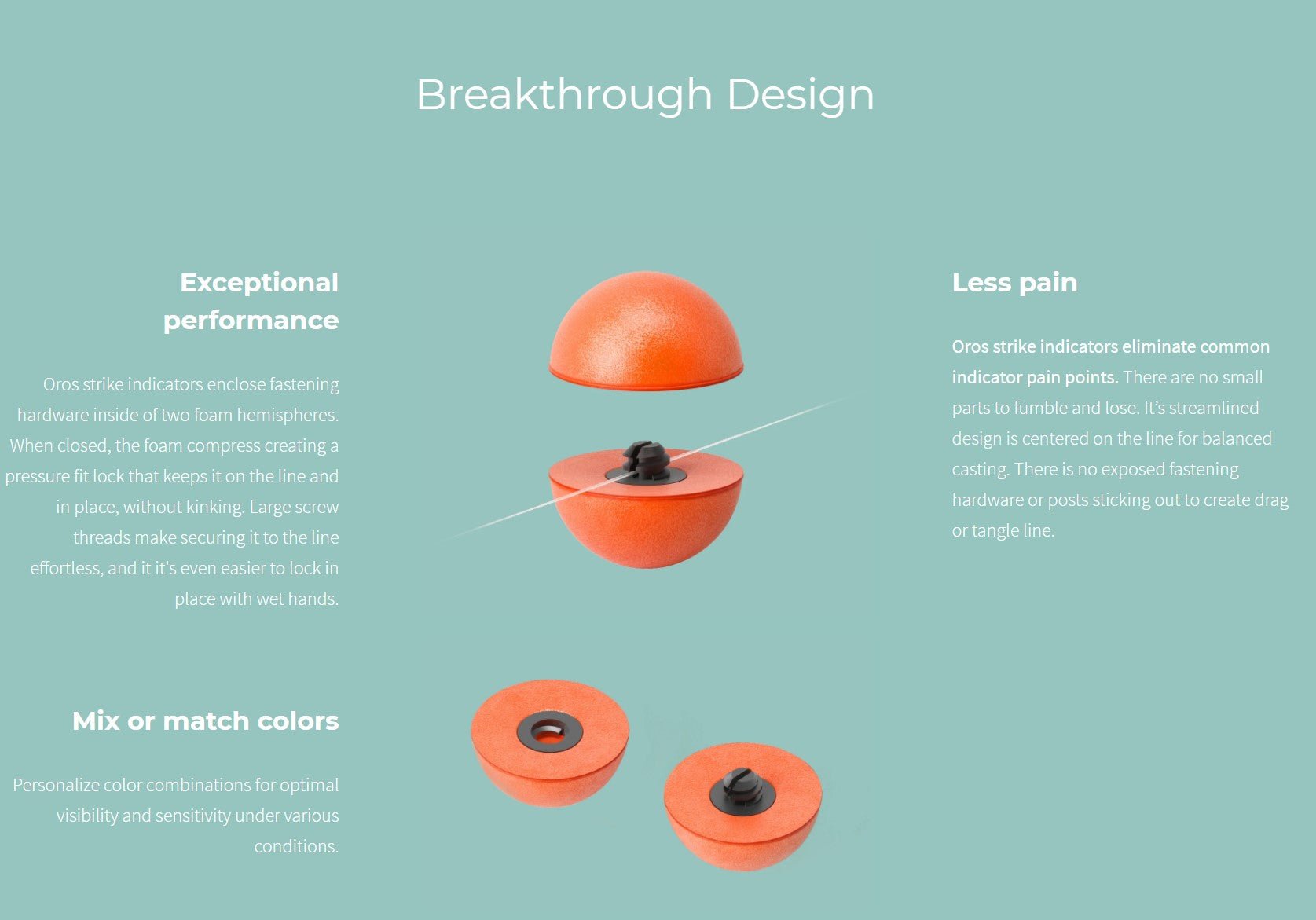 Oros Strike Indicator - 3 Pack - Multi Color - Accessories & Misc - Fly Fish Food