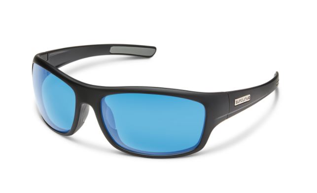 Suncloud Cover - Matte Black - Polarized Blue Mirror