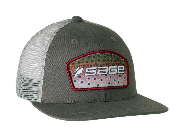 Sage Patch Trucker Hat - Rainbow Charcoal - Apparel - Fly Fish Food